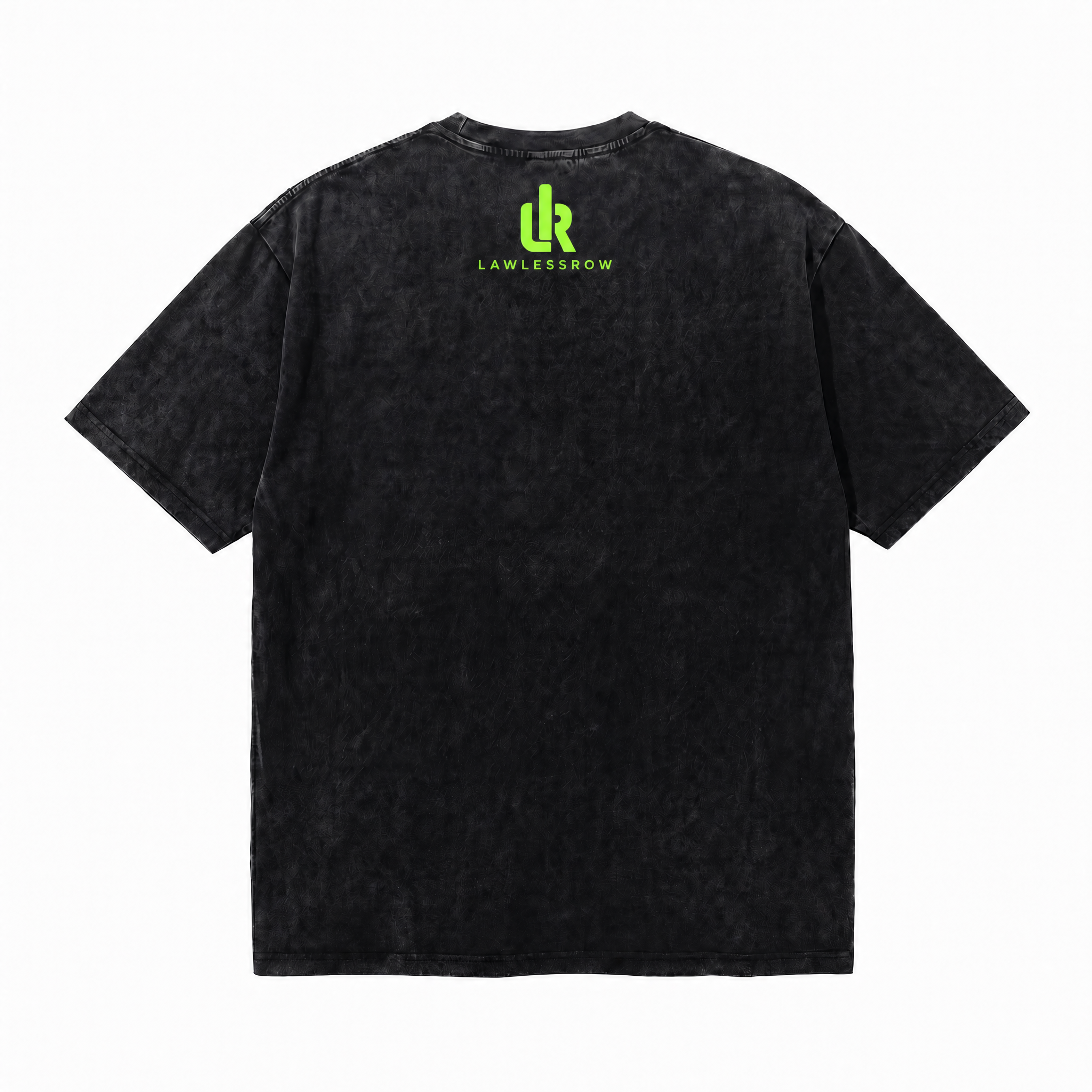 LAWLESSROW "Pickleball Abduction" Heavyweight Washed Black Graphic Tee