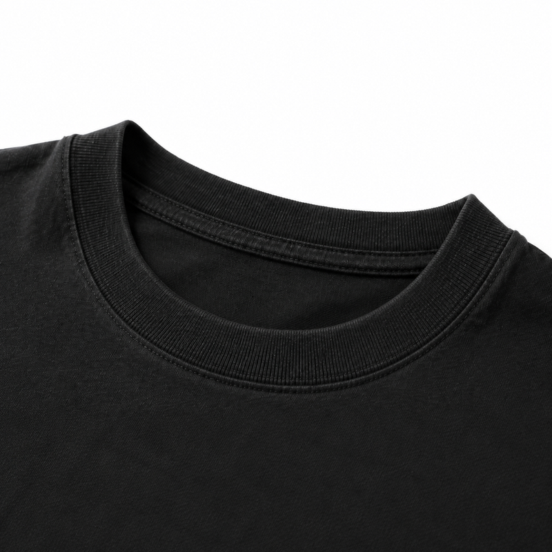 RIBBED CREW NECK
