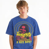LAWLESSROW No No No No Vintage Acid Wash Tee