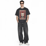 LAWLESSROW Jason Purr-hees Vintage Acid Wash Tee