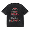 LAWLESSROW Why So Serious Vintage Acid Wash Tee