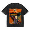 LAWLESSROW The Scream Vintage Acid Wash Tee