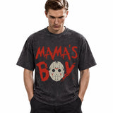 LAWLESSROW Mama's Boy Vintage Acid Wash Tee