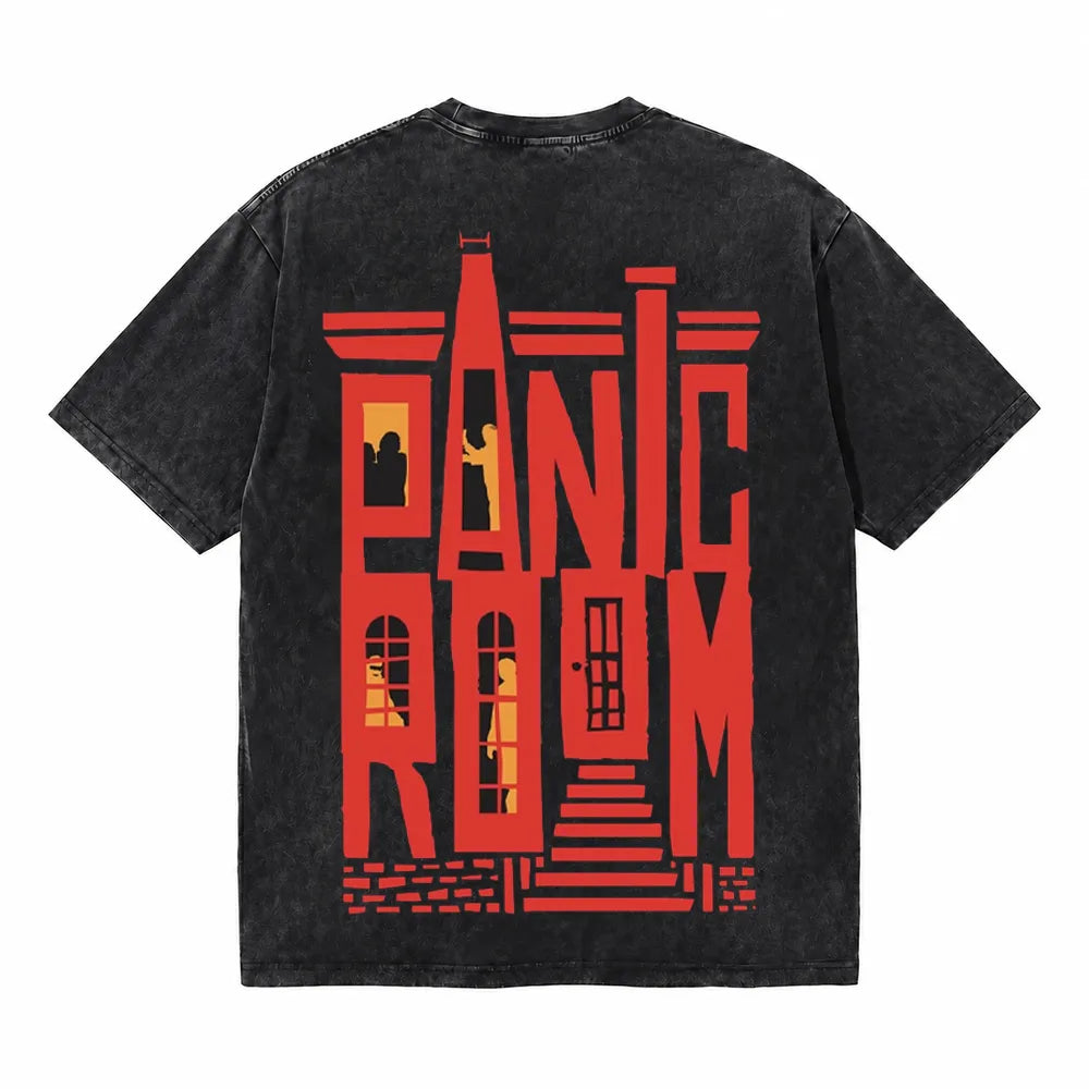 LAWLESSROW Panic Room Vintage Acid Wash Tee