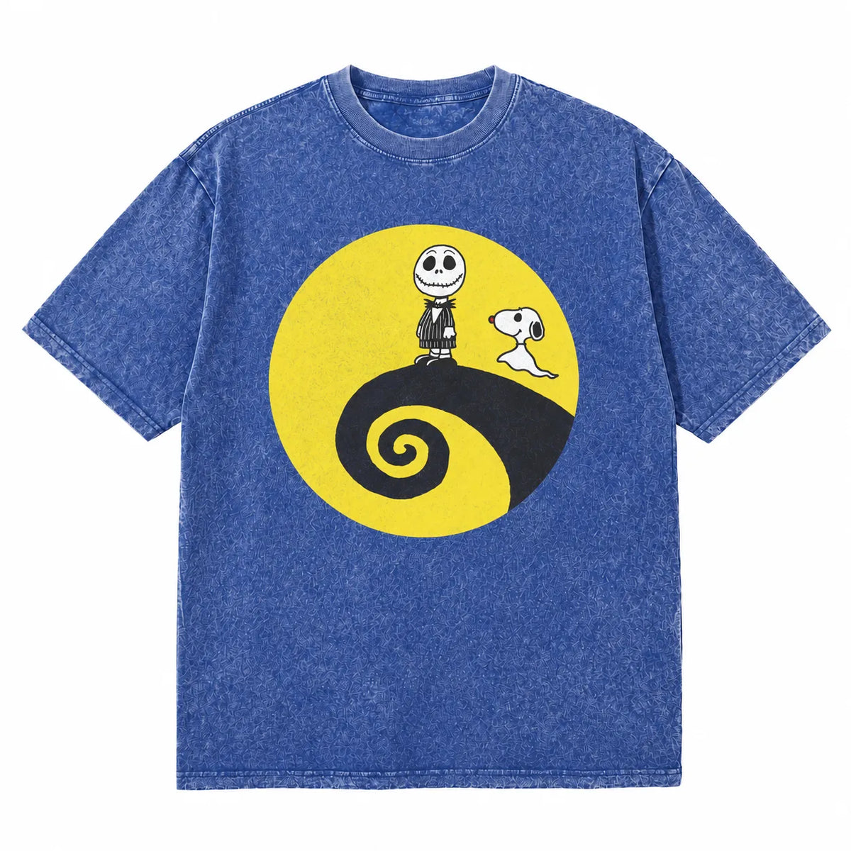 Lawless Row Happy Neverland washed grey oversized graphic tee