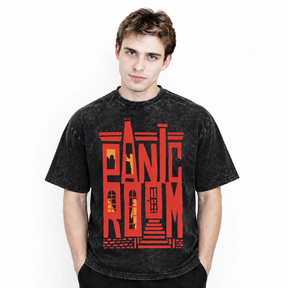 LAWLESSROW Panic Room Vintage Acid Wash Tee