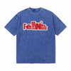 LAWLESSROW Féministe Vintage Acid Wash Tee