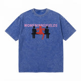LAWLESSROW Women In Ne Fields Vintage Acid Wash Tee
