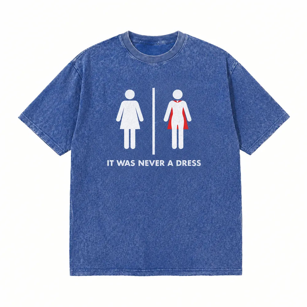 LAWLESSROW It Was Never A Dress Vintage Acid Wash Tee