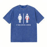 LAWLESSROW It Was Never A Dress Vintage Acid Wash Tee